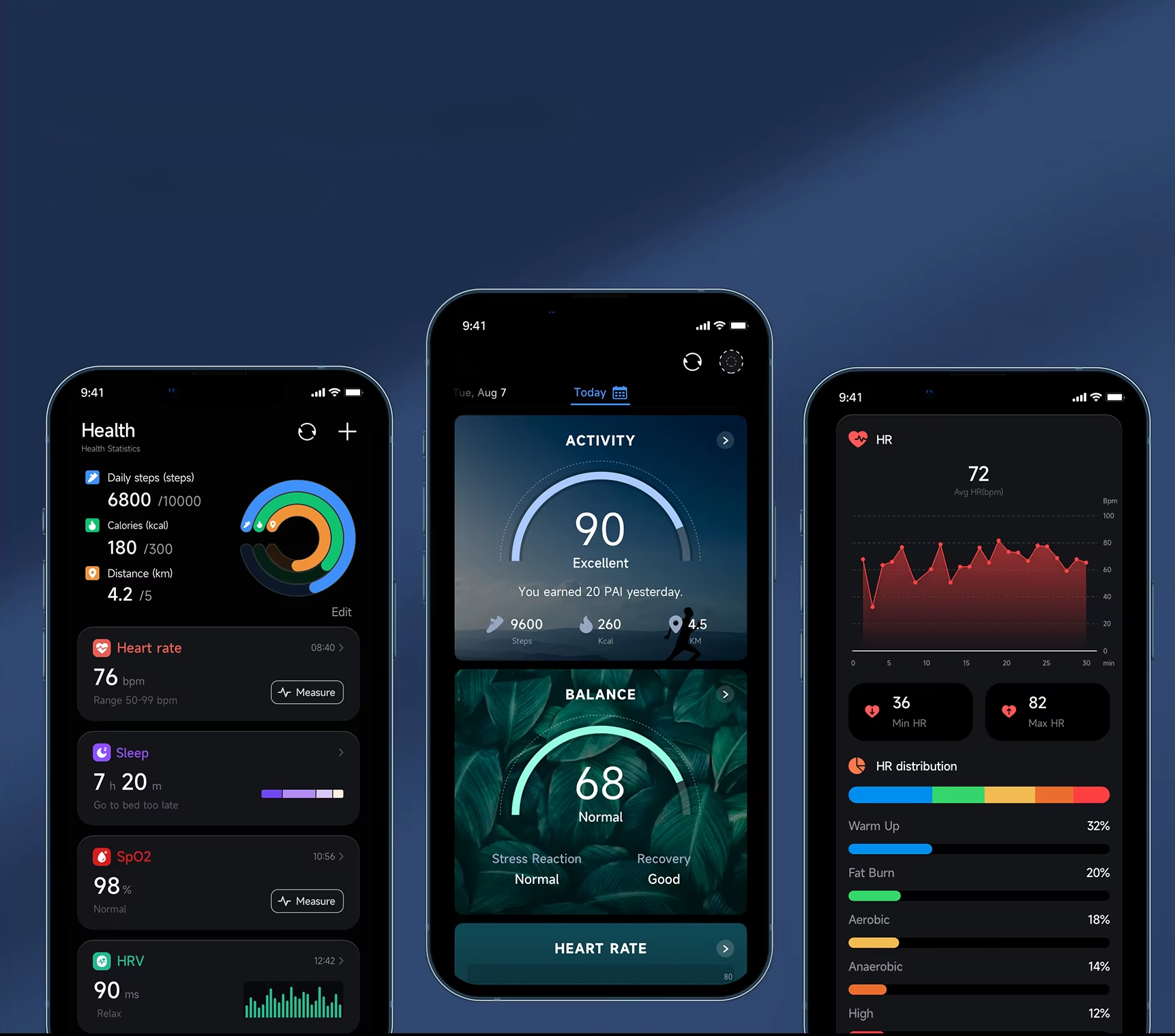 easy health info with smart ring app
