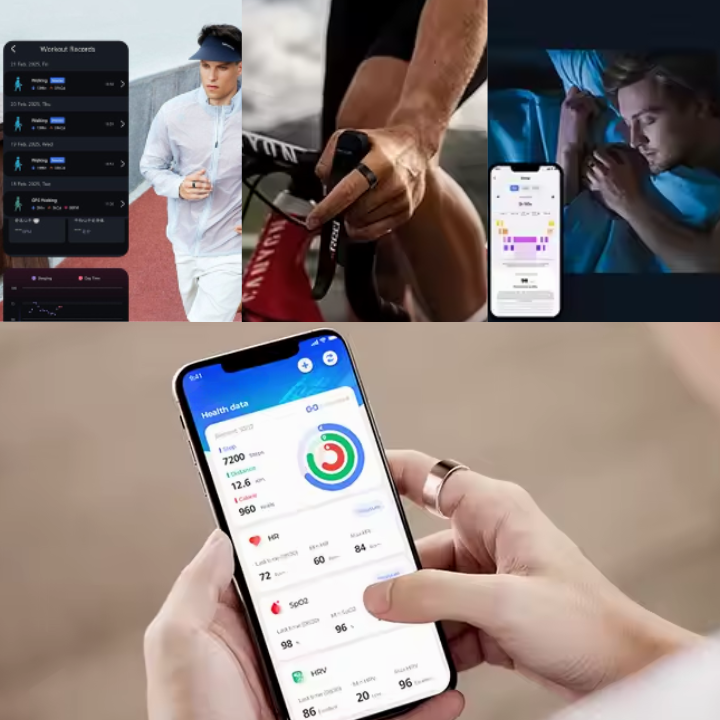 smart ring cycling running monitor
